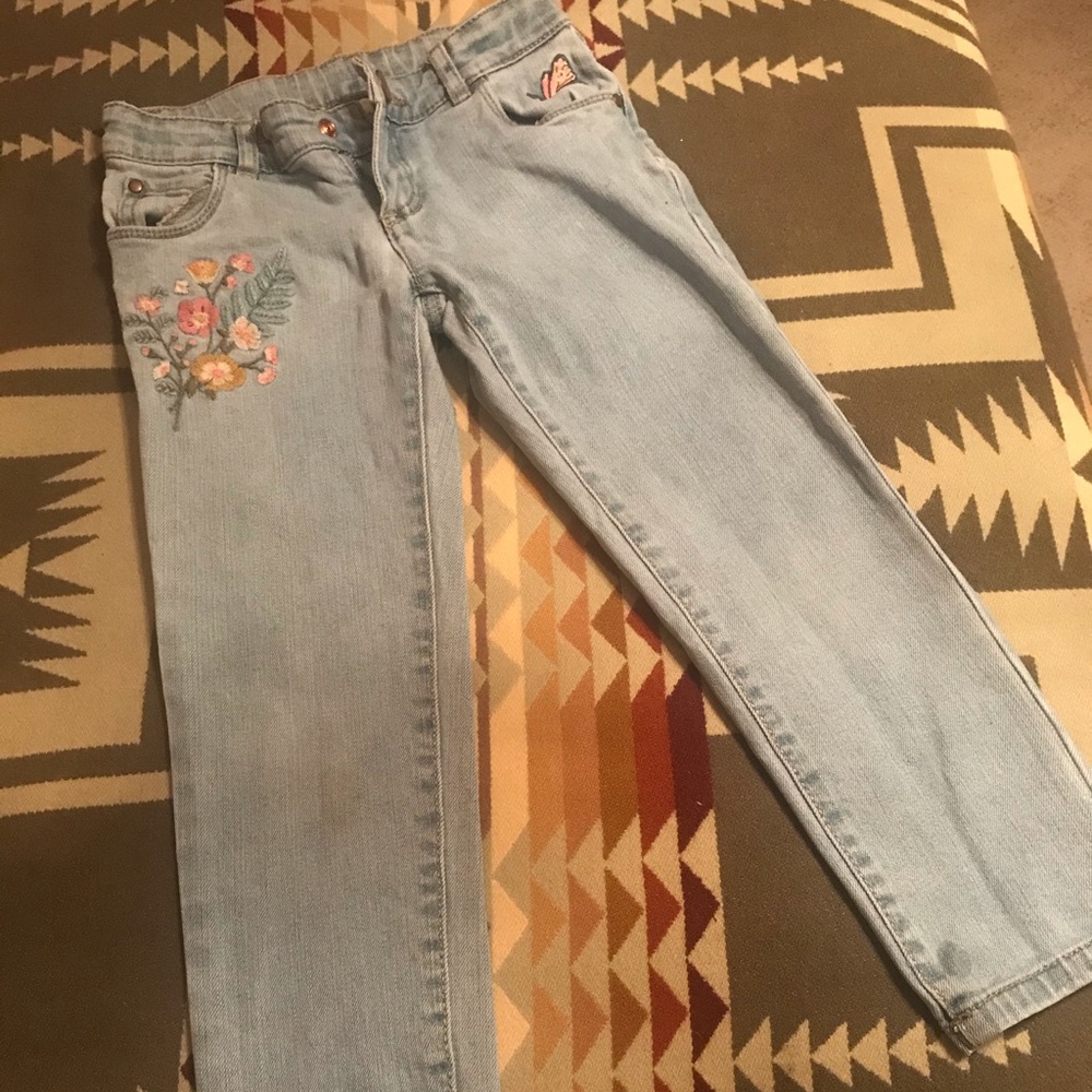 Carters embroidered girls jeans